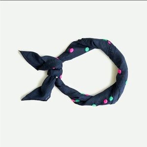 J Crew silk and cotton bandana square